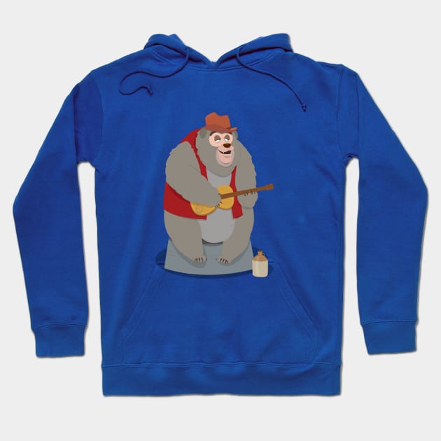 Big Al, The Country Bear Hoodie by LivelyLexie